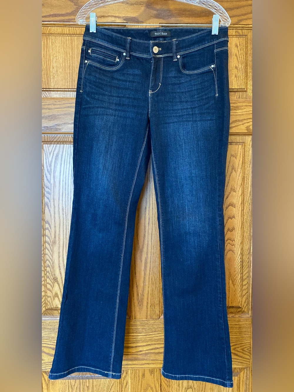 White House Black Market Contour Boot Leg Jeans Dark Wash Women’s Size 6S